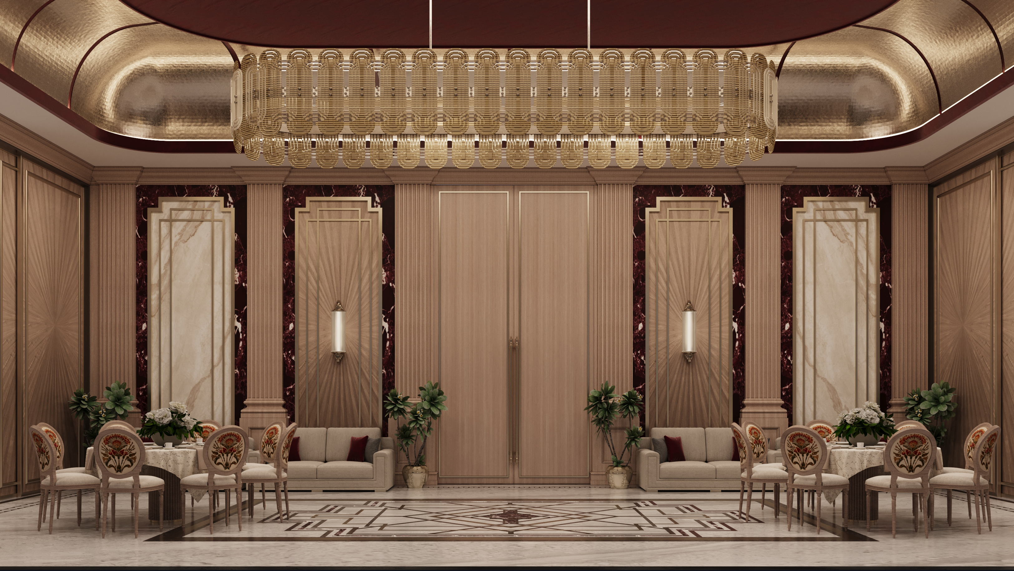 Banquet hall area